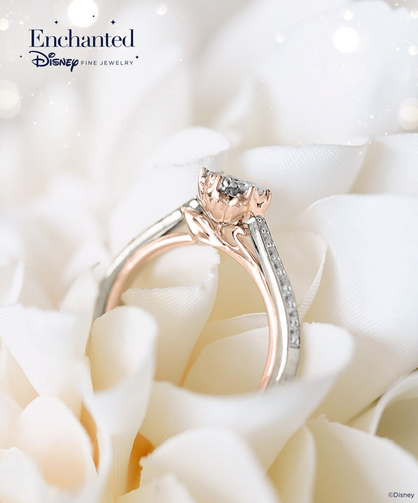 Enchanted Disney Fine Jewelry 14K White Gold And Rose Gold, 45% OFF
